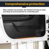 For Skoda Fabia 2007-2014 2008 2009 Anti-Stepping Anti-Dirty Sticker Pu Leather Car Door Anti Kick Pad Door Panel Protective Pad