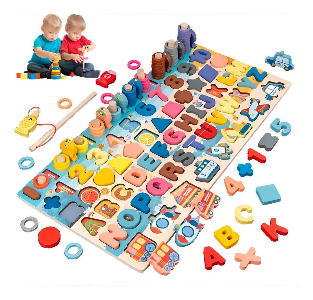 Educational Toy: Wooden Maths Board for Children