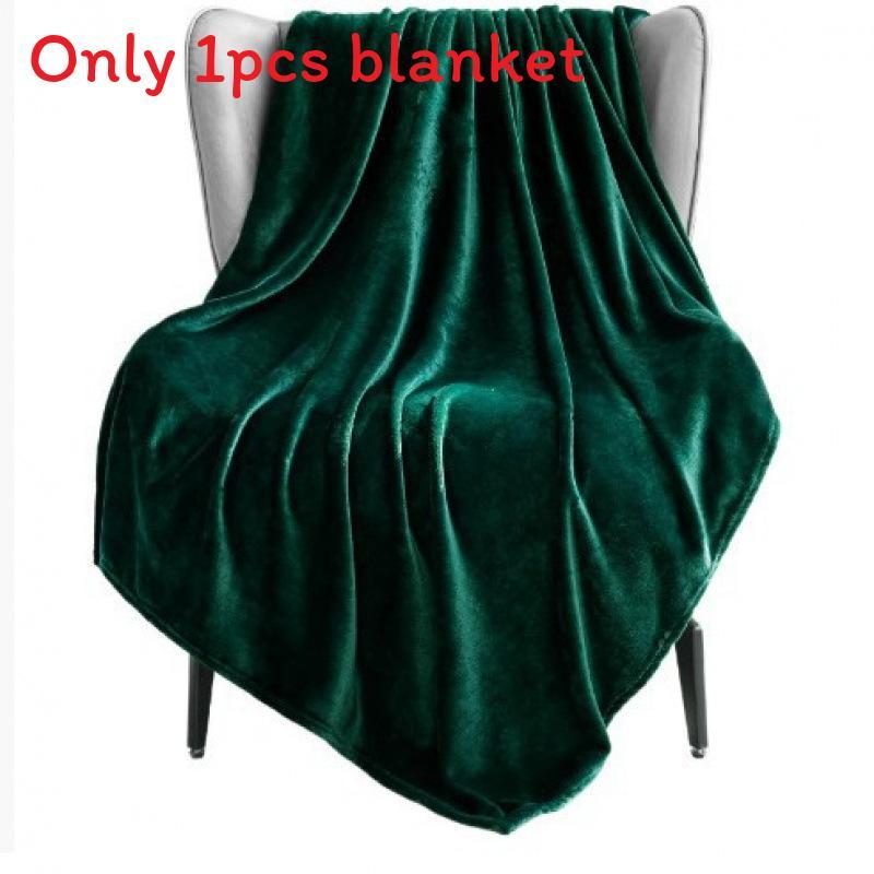 Плюшевое одеяло легкого дизайна для декора гостиной