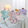Fluffy Cartoon Elephant Plush Toys Soft Elephant Plush Toys Elephant Plush Doll  Boys Girls