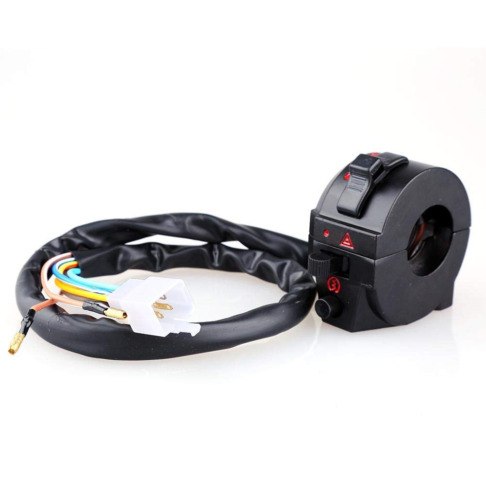 Пара левый и правый мотоциклетных переключателей контроллеров Левый и правый переключатели на руле Многофункциональная головка