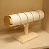 Stylish Jewelry Display Holder Craft from Sturdy Wood and Lint Suitable for Professional and Personalize Collections