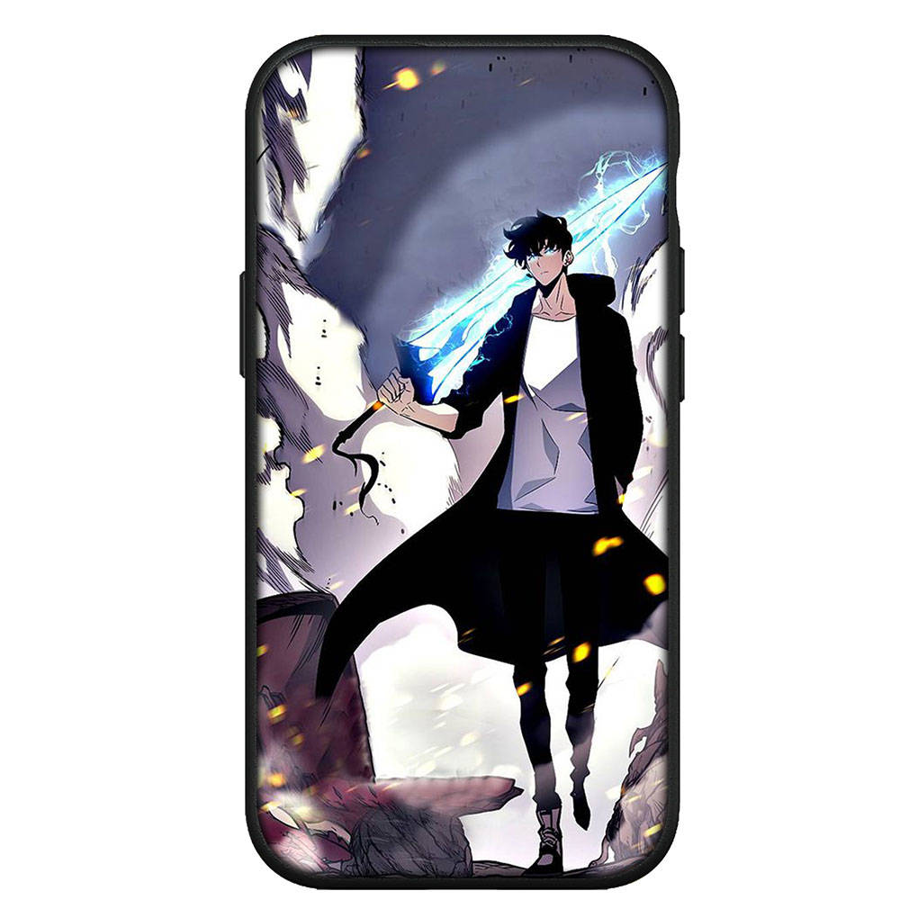 Для iPhone 16 15 Xiaomi Redmi Note 13 12 11 Pro Max X 9 14 Plus XR Samsung Galaxy A15 S24 S23 Huawei OPPO Sung Jinwoo Solo Leveling аниме-чехол для телефона