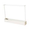 Badminton Racket Holder, Tennis Display Stand, Sturdy Metal Storage Organizer with Built-in
