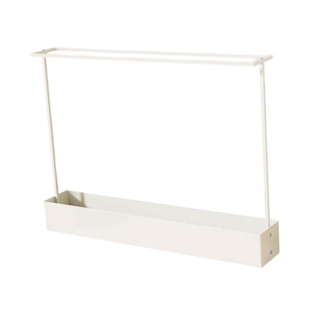 Badminton Racket Holder, Tennis Display Stand, Sturdy Metal Storage Organizer with Built-in