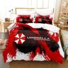 Corporation Red Umbrella Bedding Set Duvet Cover Bed Set Quilt Cover Pillowcase Comforter King Queen Size Boys Adult Bedding Set