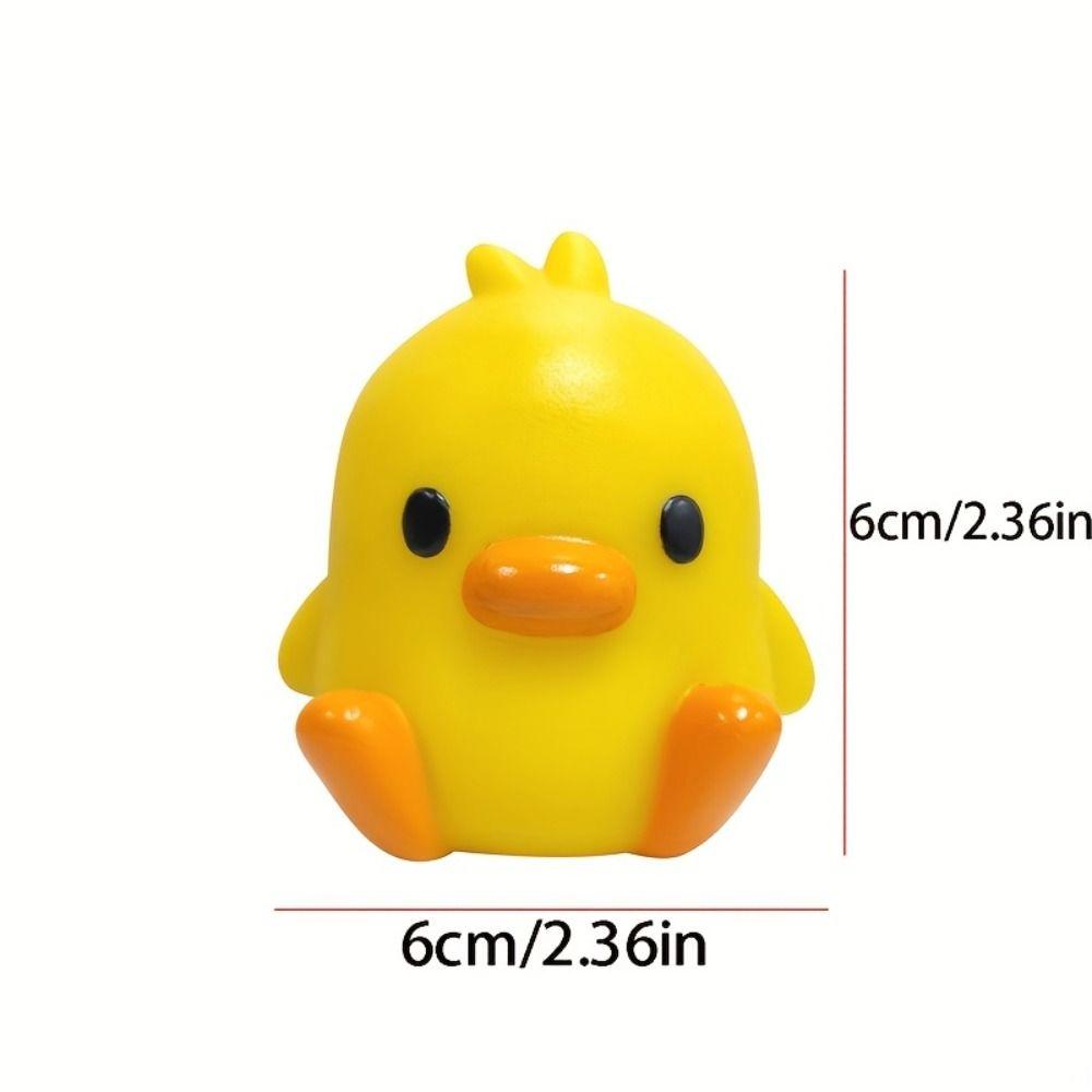 Silicone Duck Night Light Cartoon Bedside Lamp Decoration Gift Sleeping Lamp  Baby Children Kid