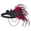 Masquerade Party Hair Accessories Feather Headwear Korean Style Headband Sequin Hair Band
