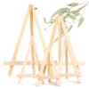 Desktop Mini Easel with Canvas Wooden Display Stand Portable Painting Easel Kit Small Canvas Holder for Kids Adults