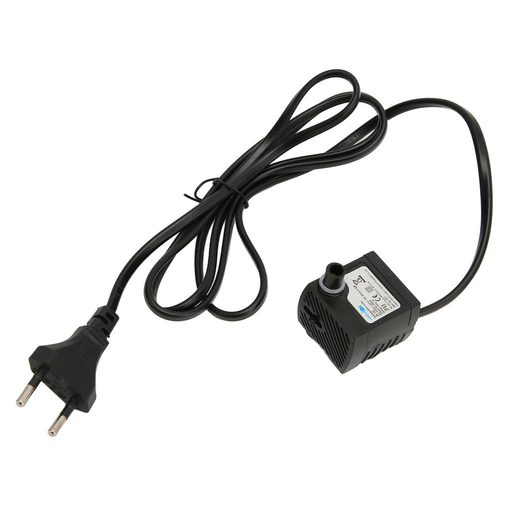  Погружной водяной насос регулируемый тихий IPX8 водонепроницаемый фонтанный насос с присоской для аквариума EU Plug 220‑240 В