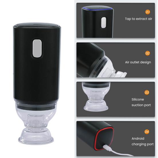 Аккумуляторный вакуумный упаковщик, управление в одно касание, мощная сила всасывания, ручная вакуумная машина