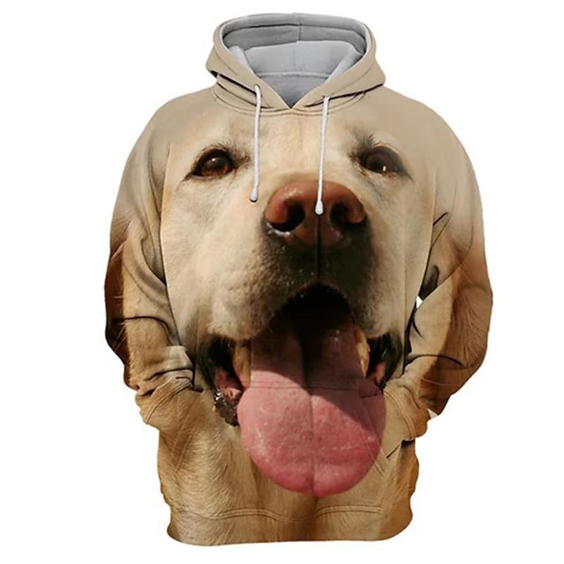 Sweat À Capuche À Manches Longues Imprimé 3D Pour Hommes Et Femmes, Sweat-shirt, Pull, Manteau, Haut, Animaux Drôles, Chiens, Mode