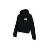 Essentials Casual Sport Knit Hoodie Short Pullover Women Tops Black DD6999-010