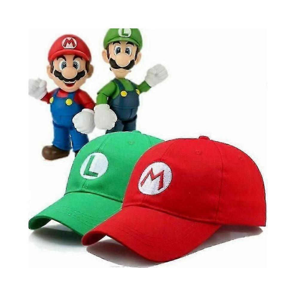 Adjustable Super Mario Bros Odyssey Luigi Baseball Cap for Kids and Adults