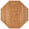 Garden Table 150 x 150 x 75 cm Solid Teak Wood