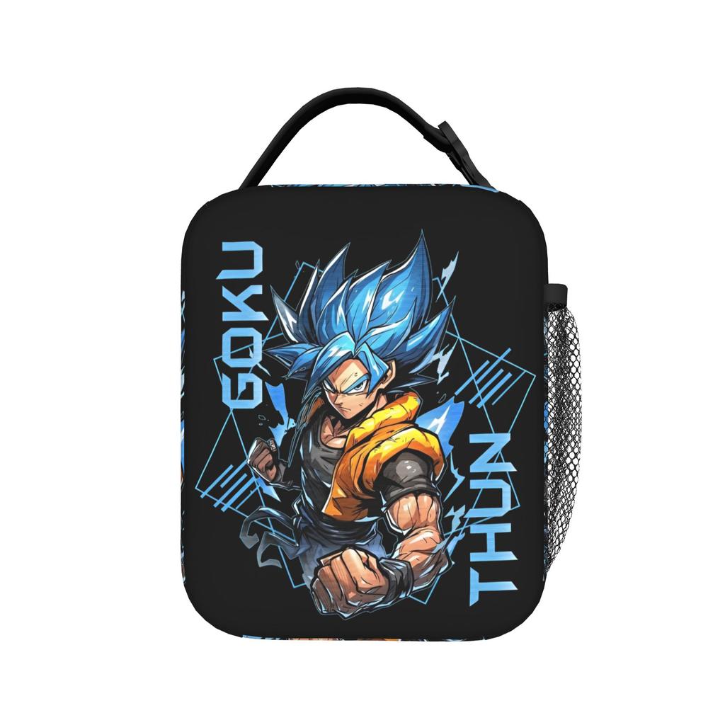 DBZ Изолированная сумка-ланчбокс Герметичный контейнер для еды с персонажем Веджета из аниме Термосумка Сумка-тоут Ланч-бокс для работы На улице Мужчины Женщины