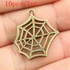 Подвески в виде паутины для изготовления ювелирных изделий, кулон, аксессуары для поделок своими руками
