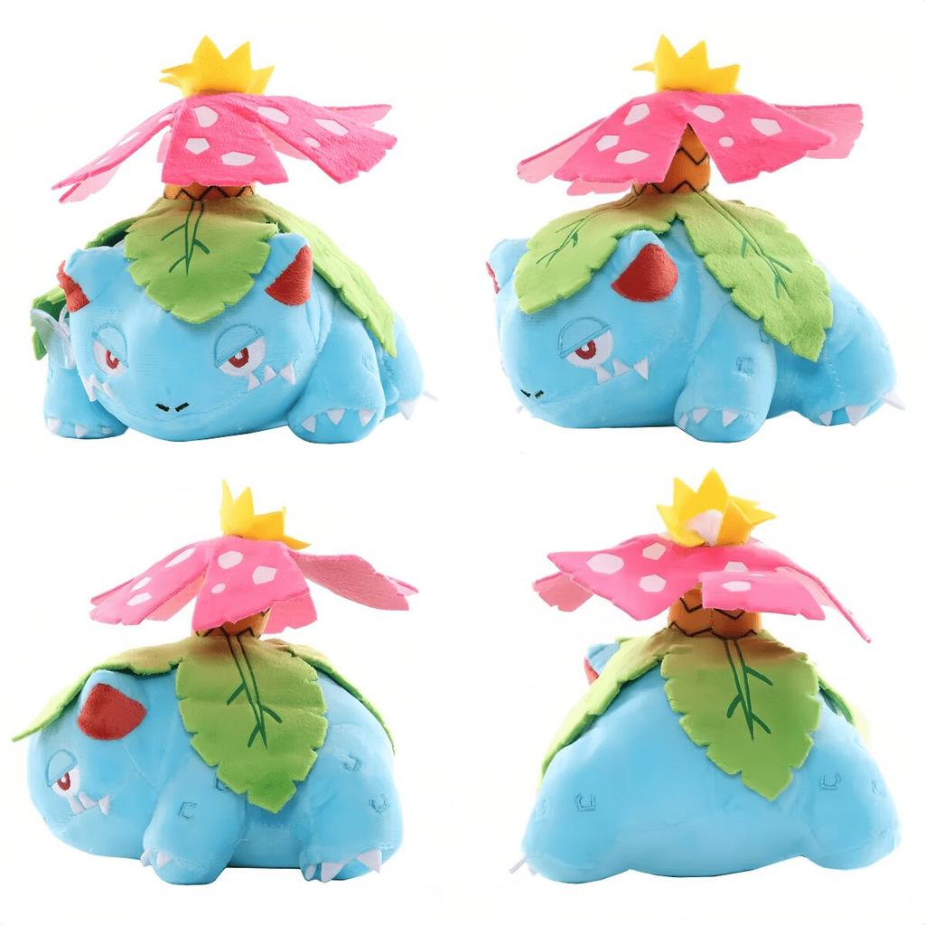Cute Grass Type Evolution Plush Doll Set Soft Stuffed Animal Toys Perfect Birthday Gift For Kids And Fans