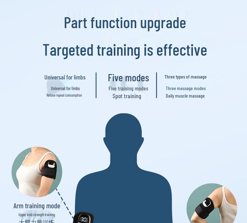 Улучшенный EMS Красный Свет Нагрев Массажер для Рук и Ног с Низкочастотными Импульсами