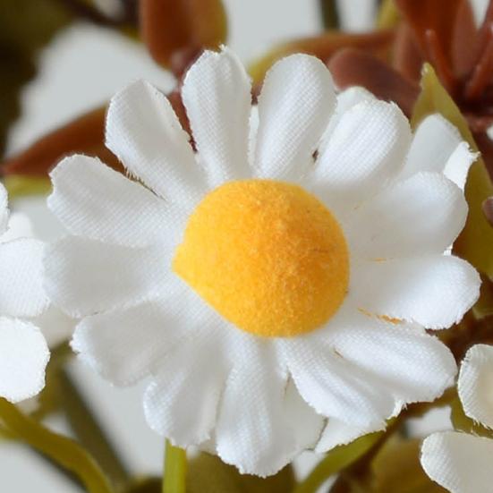 5 Stems Artificial Flowers UV Resistant Fake Wildflowers Faux Floral Arrangements for Wedding Indoor Ourdoor Home Garden Decoration