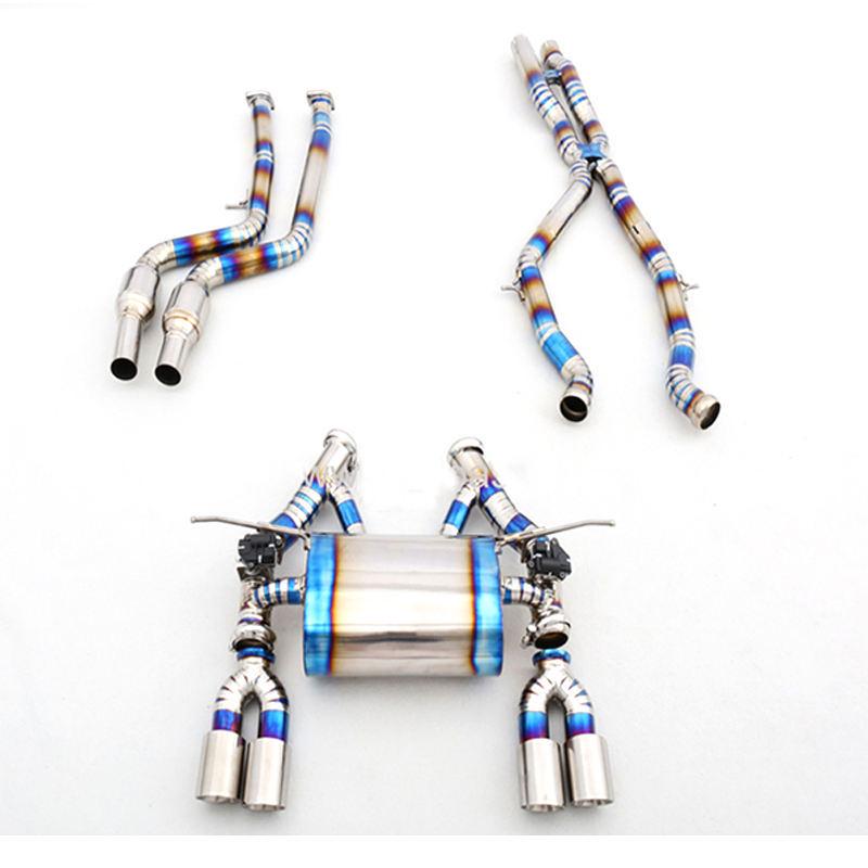 BMW M3 F80 Titanium Alloy Catback Exhaust with Electronic Valve