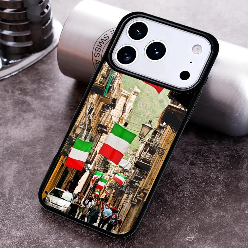 Италия Флаг Италии мягкий чехол для телефона для iPhone 17 16 15 Pro Max Air 14 13 12 11 Plus Ударопрочный чехол