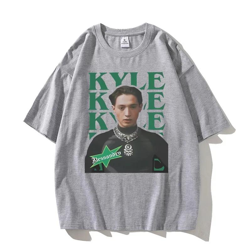 For the Summer of 2025, Kyle Alessandro, a High-quality 100% Cotton T-shirt for Men from Merch, Norway, Is a Fashionable Top