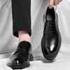 Летние полые новые кожаные туфли мужские деловые туфли британские мужские туфли пригородный стиль с костюмом кожаные туфли