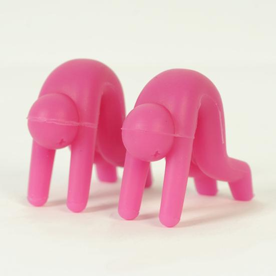 Pot Lid Holder Human-Shaped Pot Lid Lifter Holder Reusable Silicone Cooking Lid Holder for Home Kitchen