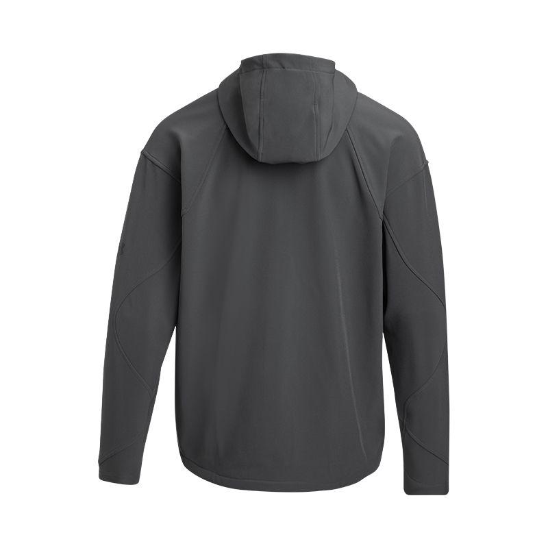 Under Armour Unstoppable UA Leisure Sports однотонная мужская куртка с капюшоном Rhino-Gray 1389304-025