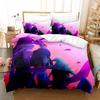 Модный 3D-принт Аниме Игра Deltarune 2 Комплект постельного белья Односпальный Двуспальный Полный Королевский Размеры Размеры Комплект постельного белья Взрослые Люди Детская Спальня Пододеяльник