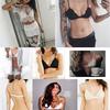 Women Floral Sheer Lace Bra Solid Wireless Cute Ladies Crop Top Female Sexy Lingerie One Piece