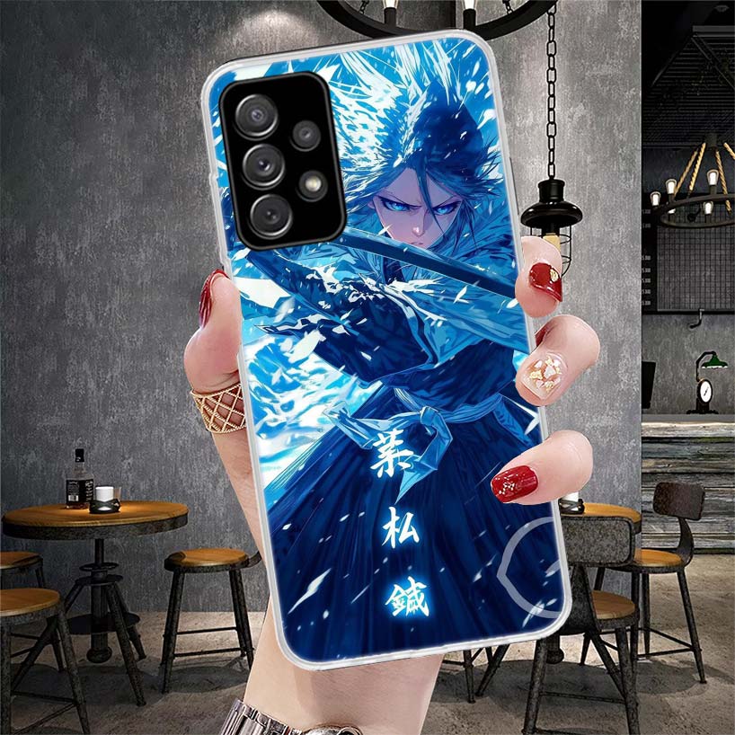 Чехол для телефона Bleach Кучики Рукия Мягкий для Samsung Galaxy A12 A22 A32 A52 A72 A02S A51 A50S A71 A70 A31 A20S Note 20 Ultra S10 A10