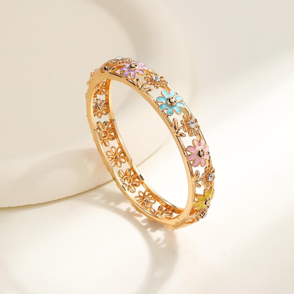 Widney Beijing Cloisonné Children's Open Diamond Bracelet - National Style Gift