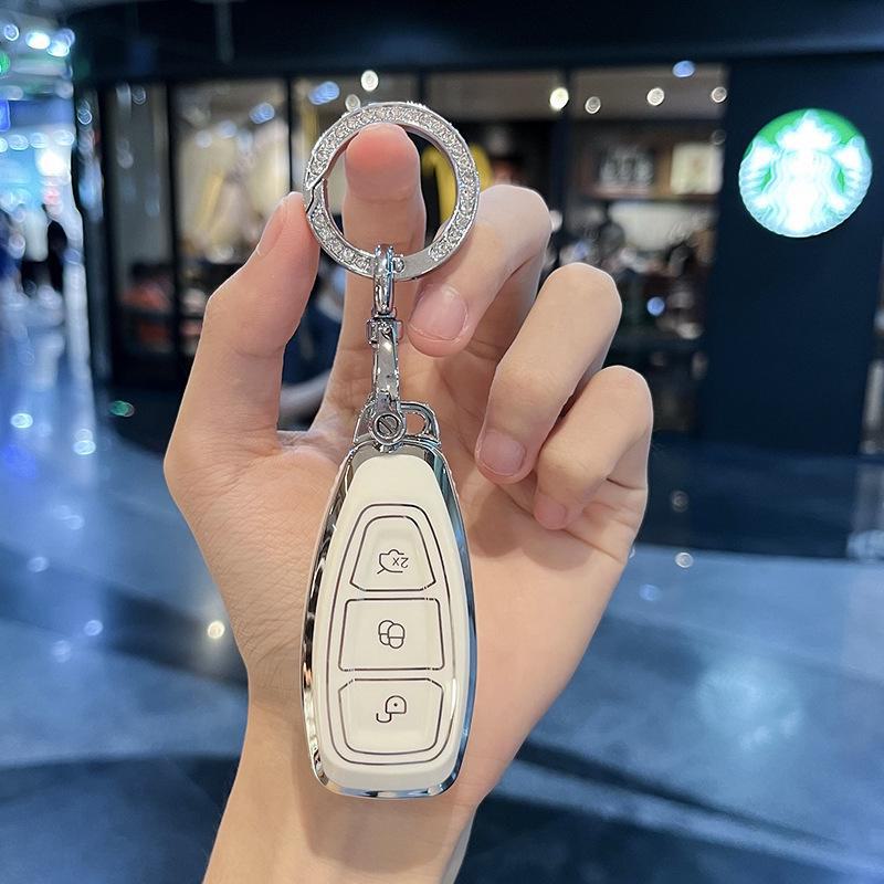 Key Cover Car Shell Buckle for Ford Focus Mondeo Kuga Bo Rui Territory - Fits Multiple Models