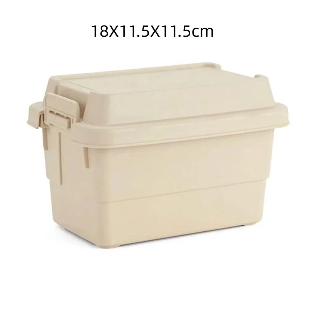 Durable Camping Storage Box Plastic BBQ Utensils Organizer Gift Mini Storage Box Travel