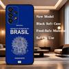 USA Brasil Korean Passport Phone Case For Samsung Galaxy A73,31,32,72,41,53,52,71,22,5G,Note,J7,8,9 Soft Black Cover