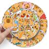 50 Capybara Graffiti Stickers: Cute Cartoon Animal Designs for Decorating Cups & Phones