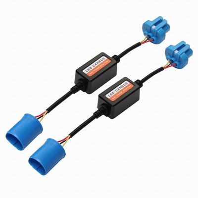 VIGORWORK 9004 9007 12V 2 шт. Светодиодная фара, мигающая лампа, комплект для переоборудования, адаптер жгута проводов для устранения ошибок, защита от мерцания
