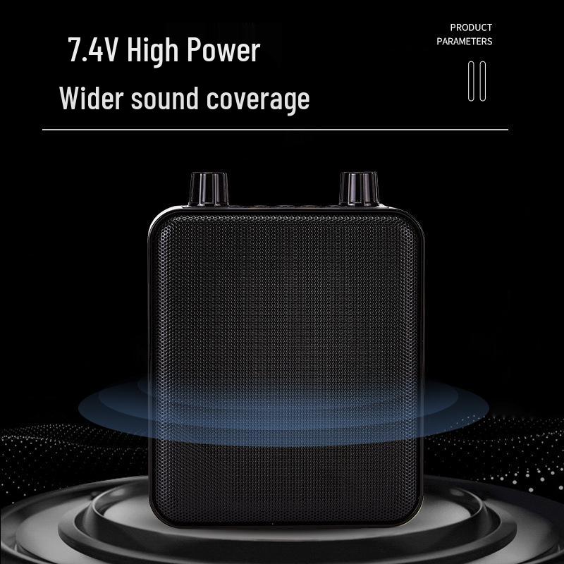 BeeAmplify: Wireless Bluetooth Microphone & Loudspeaker for Teachers, Portable Classroom & Public Address System with Playback