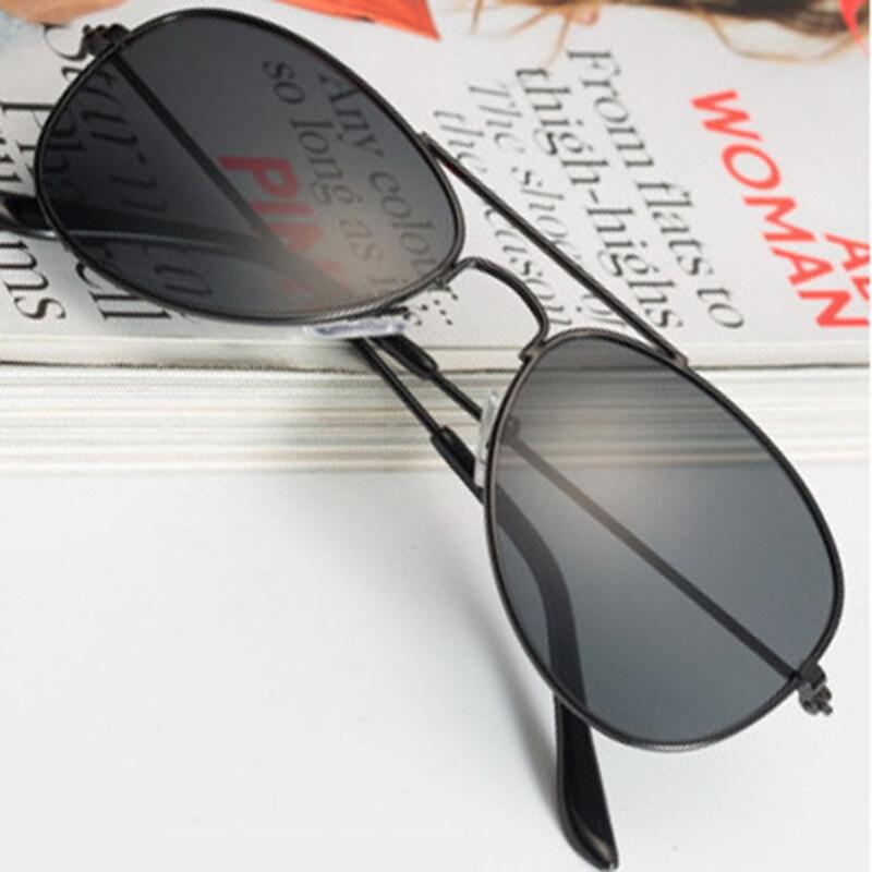 Детские очки, мужские очки, солнцезащитные очки ярких цветов, светоотражающие детские солнцезащитные очки, очки для родителей и детей, металлические солнцезащитные очки