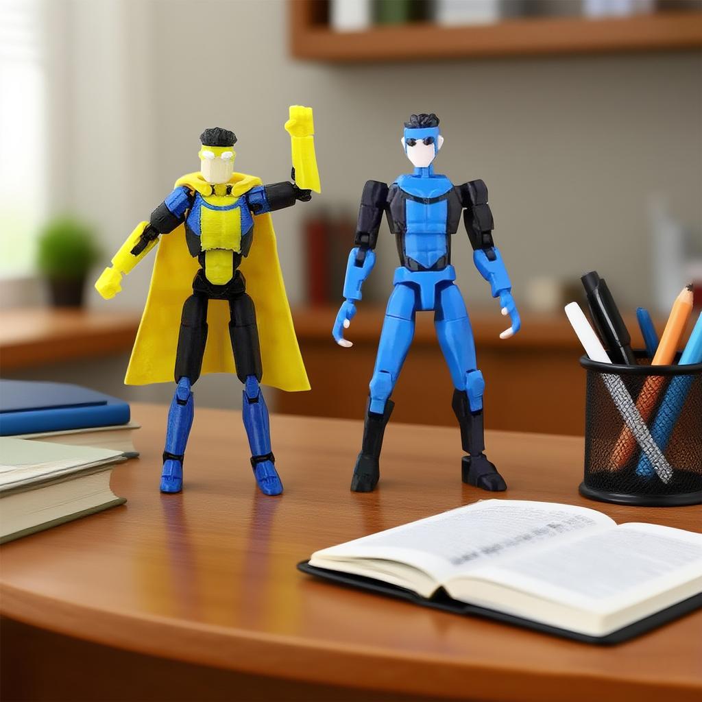 Mobile Doll Set, 3D Printed Mobile Doll, Posable Mobile Doll, Suitable For Collectors, Desktop Decoration