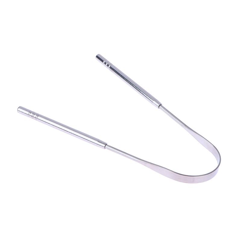 2 шт. скребок для языка из нержавеющей стали очиститель языка удаление неприятного запаха изо рта инструменты для ухода за полостью рта