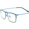 Unisex Retro Geek Multi-Color Titanium Myopia Glasses Frame