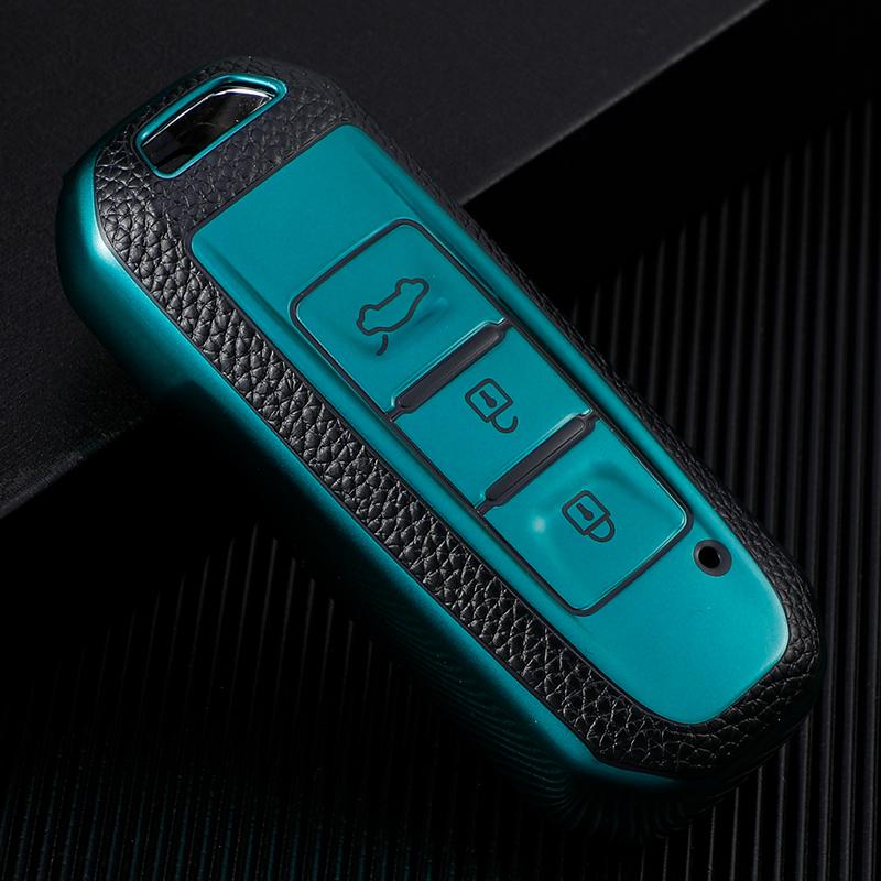 Кожаный чехол для автомобильного ключа из ТПУ для Baojun 510 730 360 560 RS-5 530 630 для Wuling Hongguang S Автомобильный держатель Shell Аксессуары