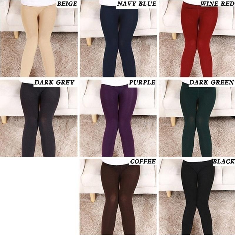 Модные толстые колготки на эластичной флисовой подкладке с начесом, теплые зимние брюки, теплые леггинсы