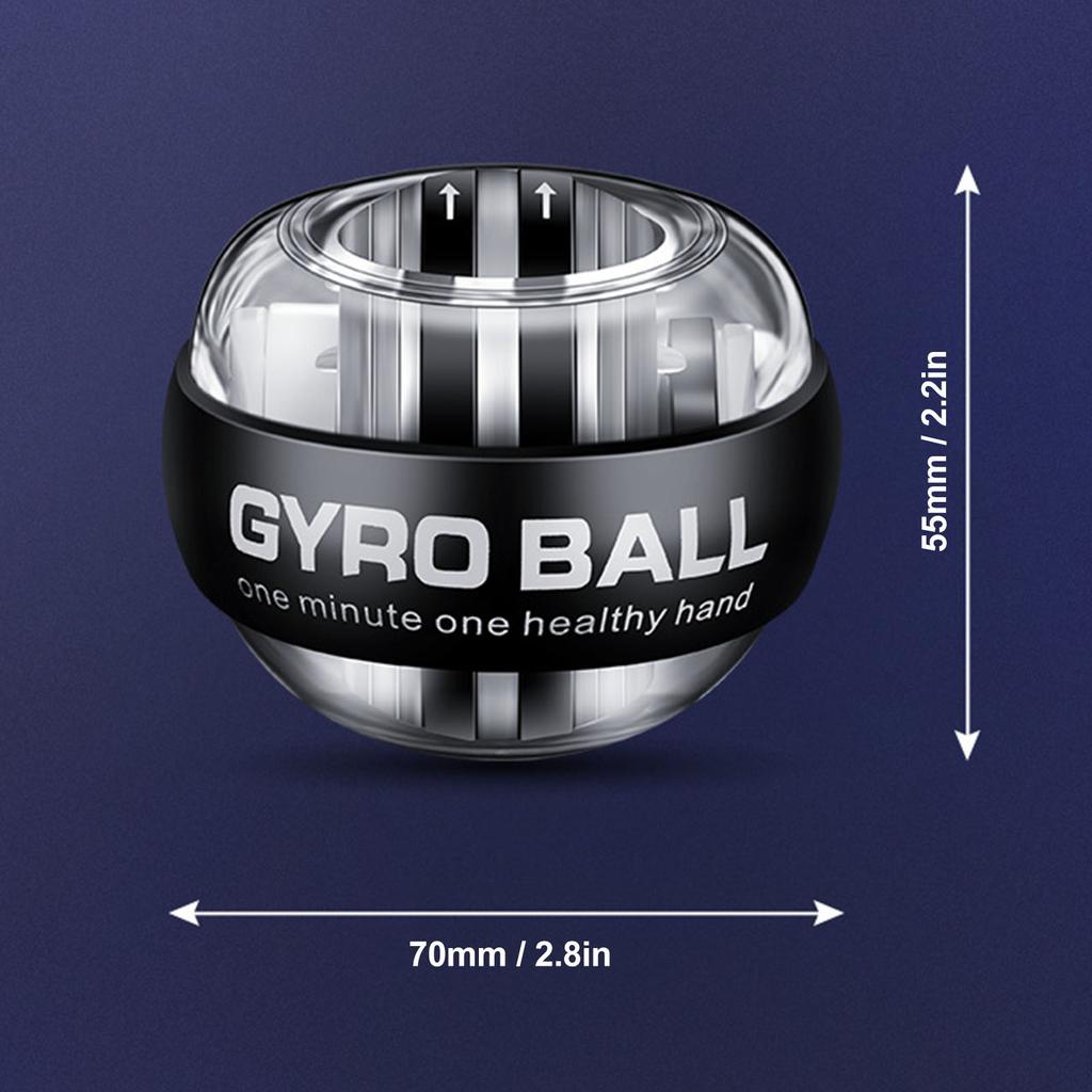 Self Starting Wrist Ball Mute Wrist Exerciser Forearm Exerciser for Stronger Arm Fingers Forearm