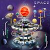 Planet Rotating Universe Interstellar Solar System Building Blocks Sun Earth Space Series Science Education Assemble Bricks Kid