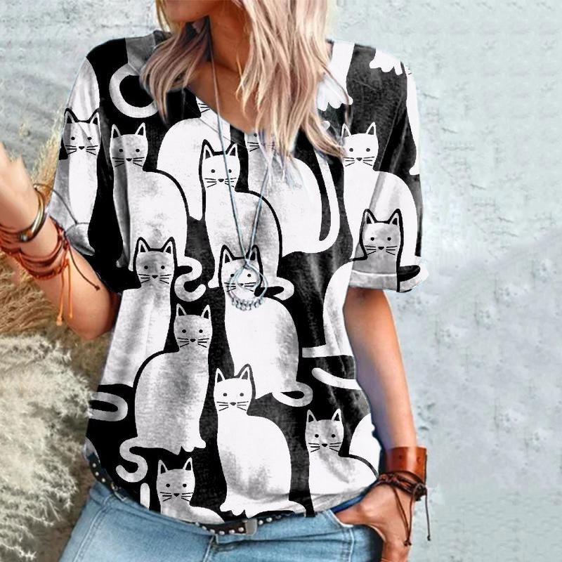 Женские футболки с принтом лодки и якоря, топ, короткий пуловер с рукавами, модная повседневная футболка большого размера с круглым вырезом, женская одежда