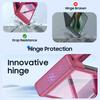 Для Motorola Razr Ultra 2025 / Razr Ultra 2026 Магнитная зарядка, Тонкий дизайн, Защита экрана, Защита шарнира, Матовый ударопрочный чехол для телефона - Розовый